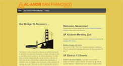 Desktop Screenshot of al-anonsf.org